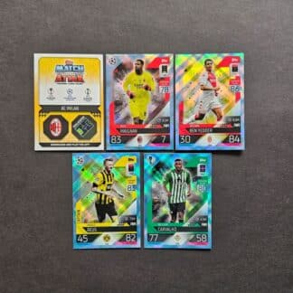 Topps: MATCH ATTAX UEFA CLUB COMPETITIONS 2022-2023 (Crystal Parallel Cards)