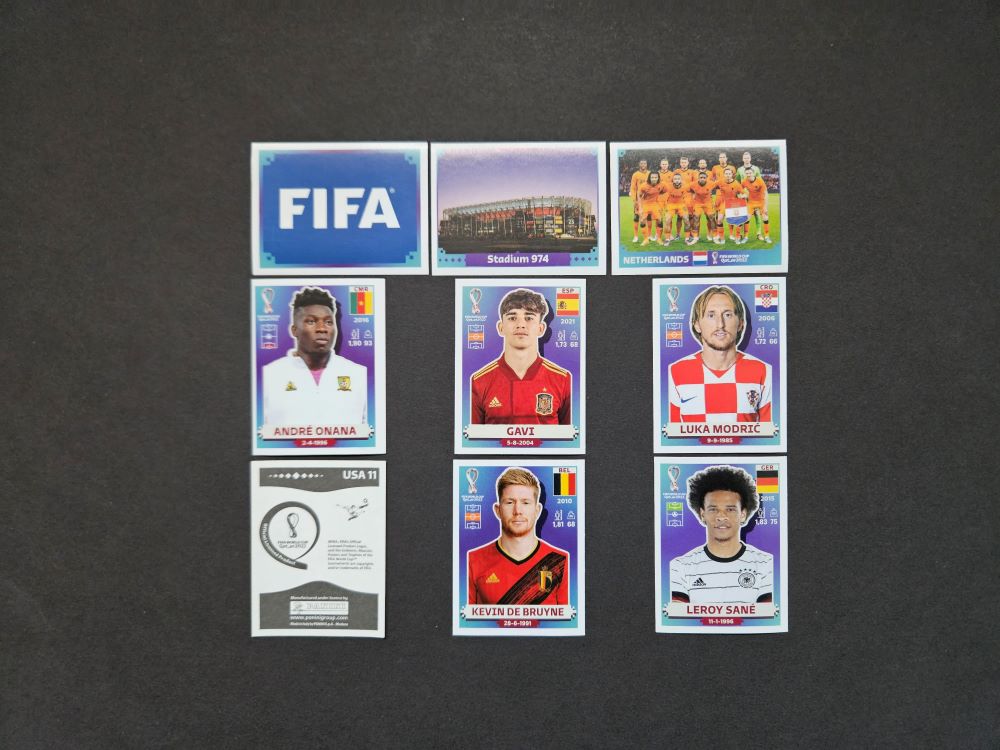 Panini: WORLD CUP QATAR 2022 (US Edition, white border)