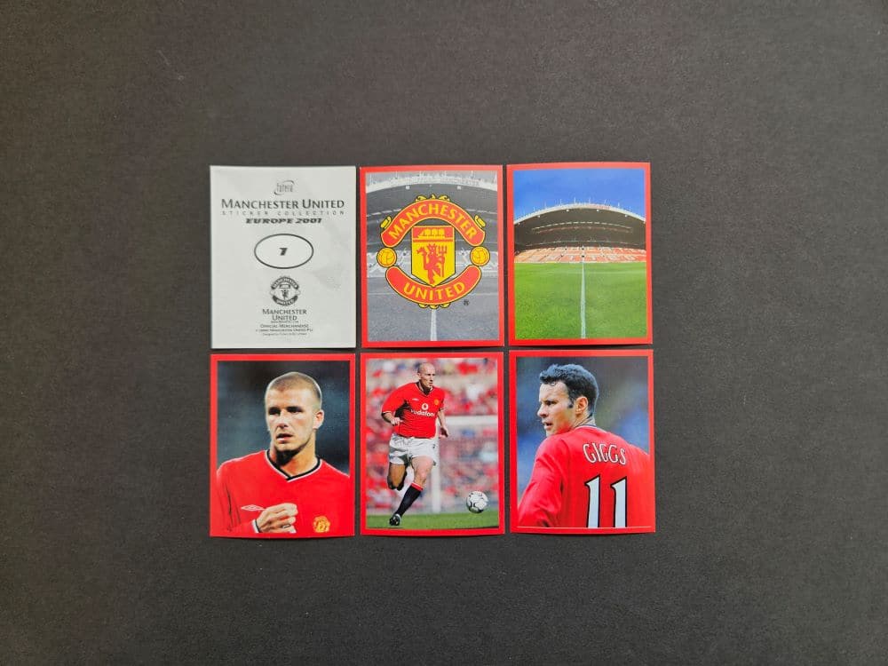 Futera: MANCHESTER UNITED - EUROPE 2001