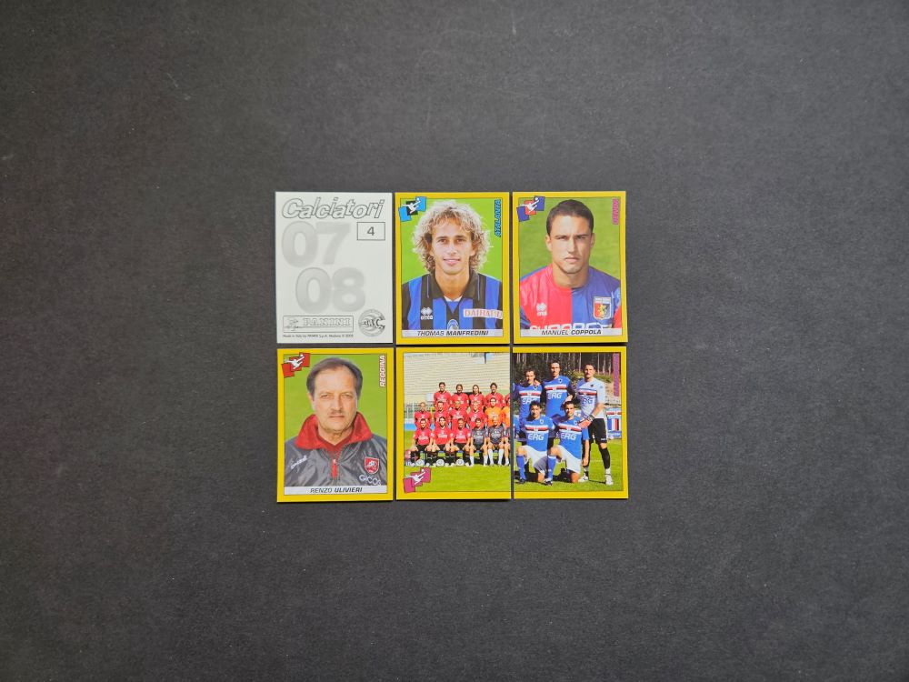 Panini: CALCIATORI 2007-2008 (Italy, number 1-705)