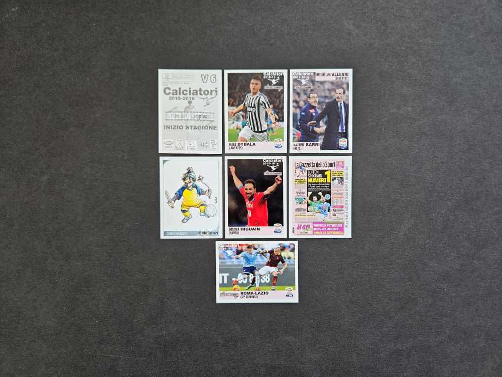 Panini: CALCIATORI 2015-2016 (Italy, extra stickers/subsets)