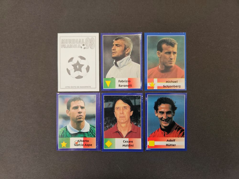 Navarrete: MUNDIAL FRANCIA 98 (blue border)