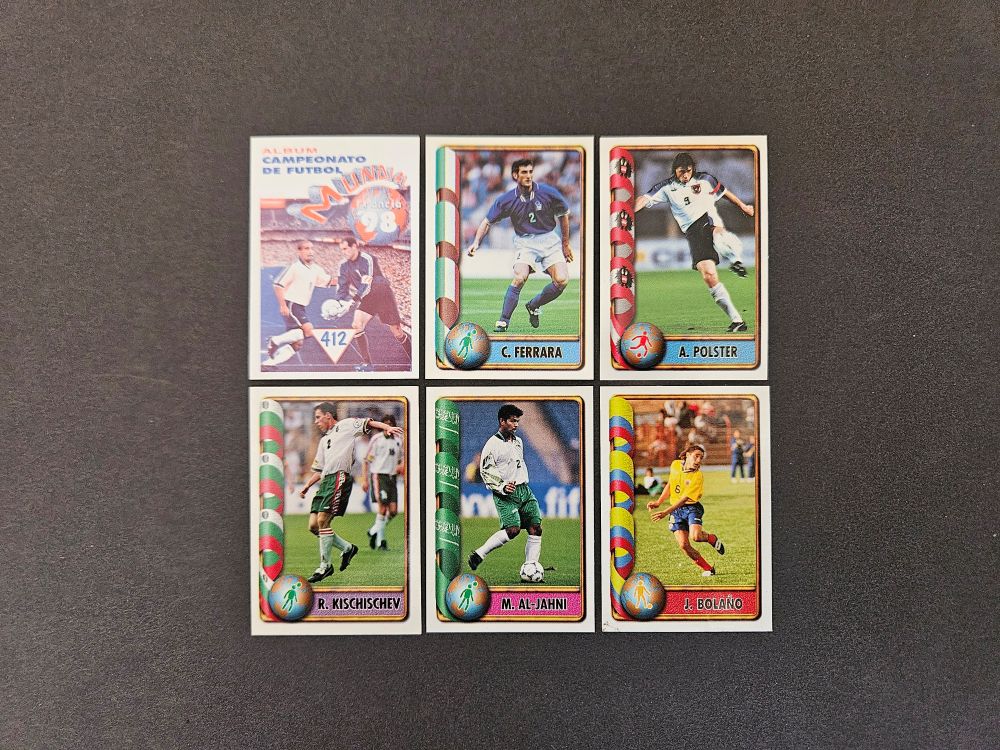 Navarrete: MUNDIAL FRANCIA 98 (white border)