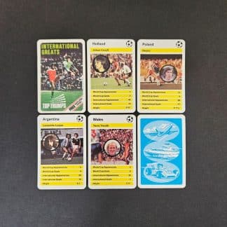 Dubreq: TOP TRUMPS, INTERNATIONAL GREATS (1978)