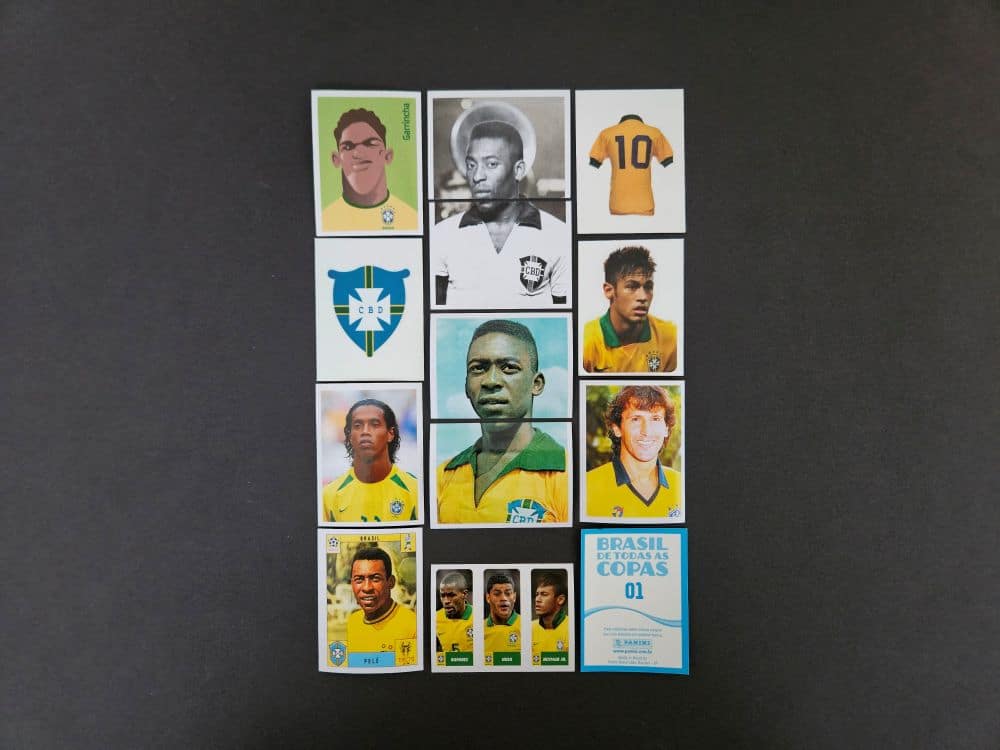 Panini: BRASIL DE TODAS AS COPAS 1919-2014 (Brazil)