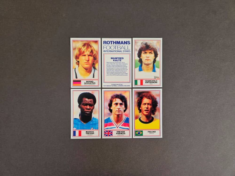 Rothmans: FOOTBALL INTERNATIONAL STARS 1984
