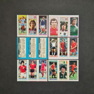 Topps: FOOTBALLER 1981 (United Kingdom, blue backs)