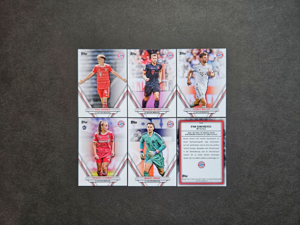 Topps: BAYERN MÜNCHEN TEAM-SET 2022-2023 (Germany, base cards)