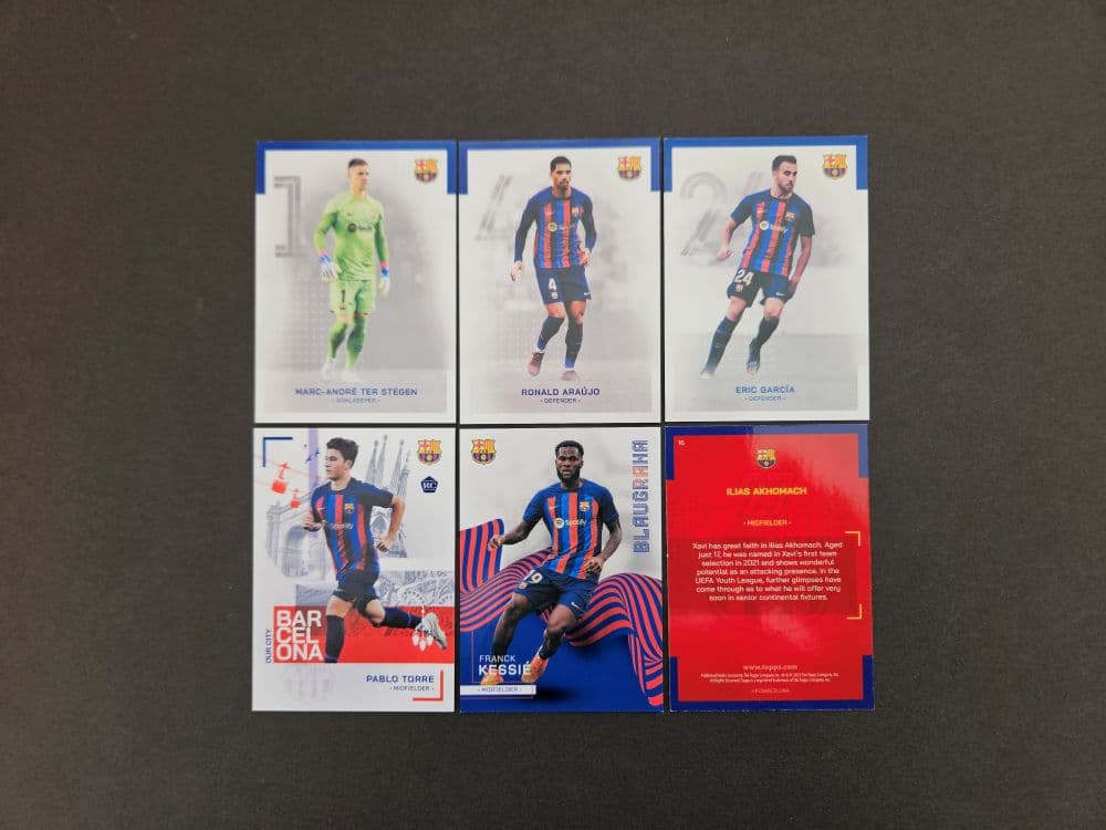 Topps: FC BARCELONA TEAM SET 2022-2023 (base cards)