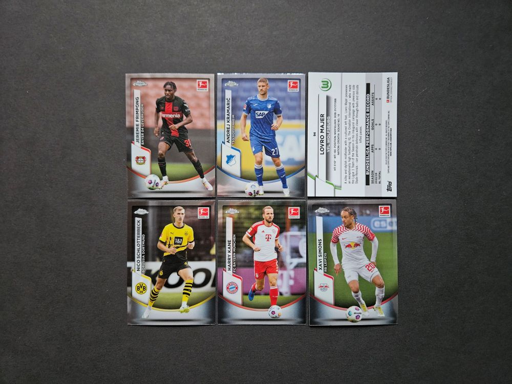 Topps: BUNDESLIGA CHROME 2023-2024 (basic version, Germany)