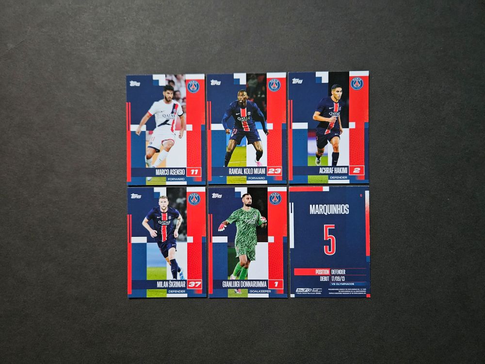 Topps: PARIS SAINT-GERMAIN TEAM SET 2024-2025 (trading cards)