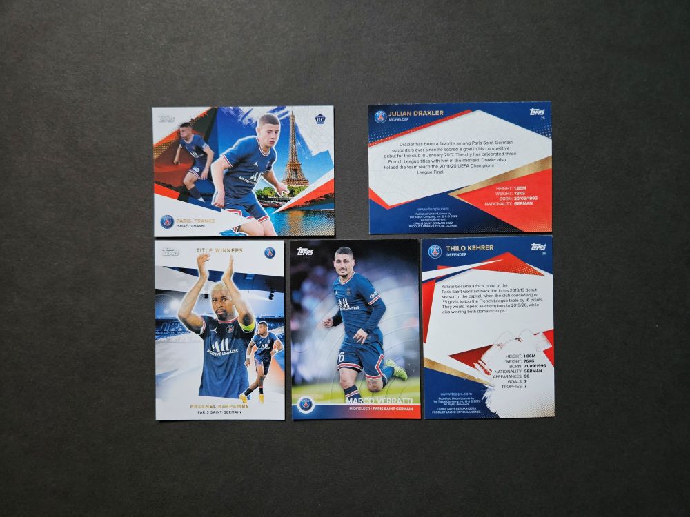 Topps: PARIS SAINT-GERMAIN 2021-2022 (trading cards)