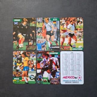 Unknown Publisher: CAMPEONATO DO MUNDO DE FUTEBOL MEXICO 86 (World Cup, 24 cards)