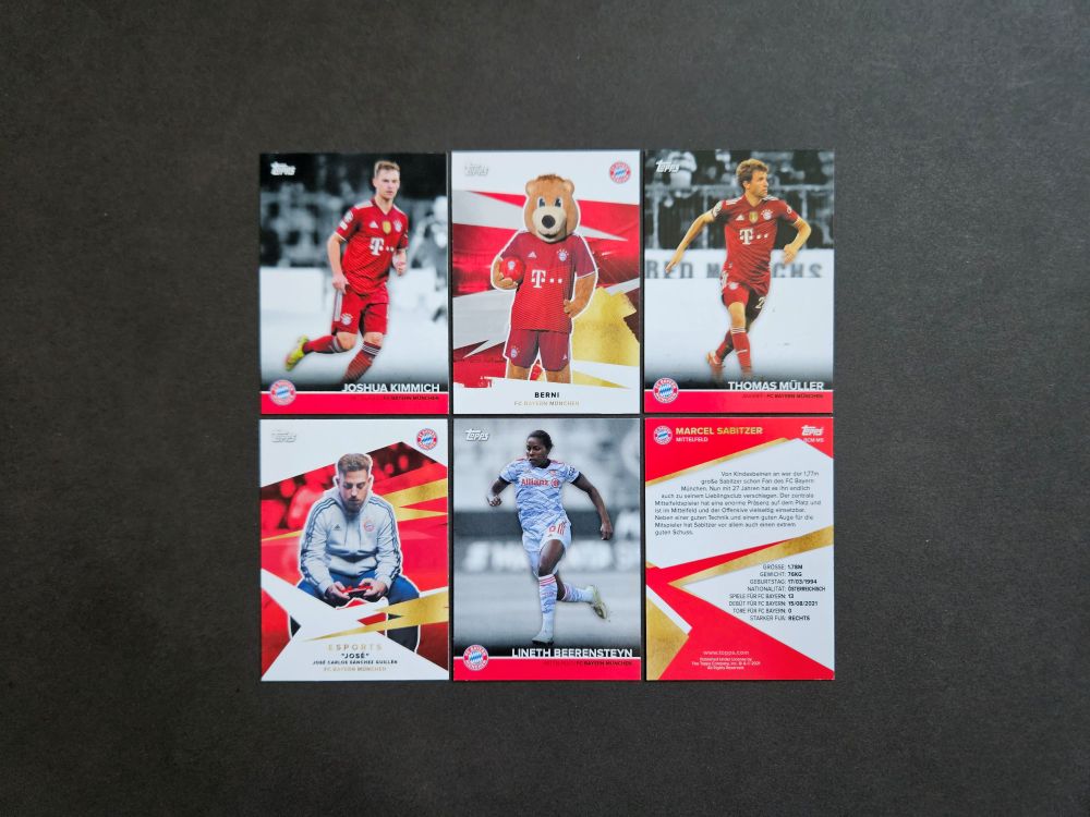 Topps: BAYERN MÜNCHEN TEAM-SET 2021-2022 (base, Germany)