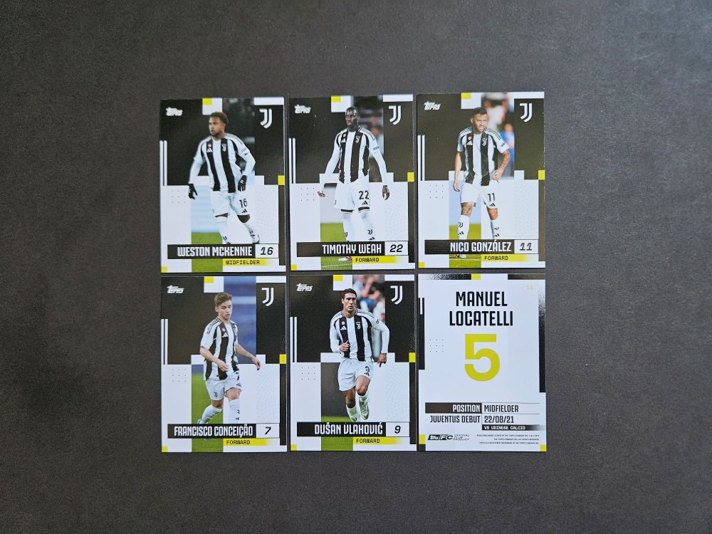 Topps: JUVENTUS TEAM SET 2024-2025 (Italy)
