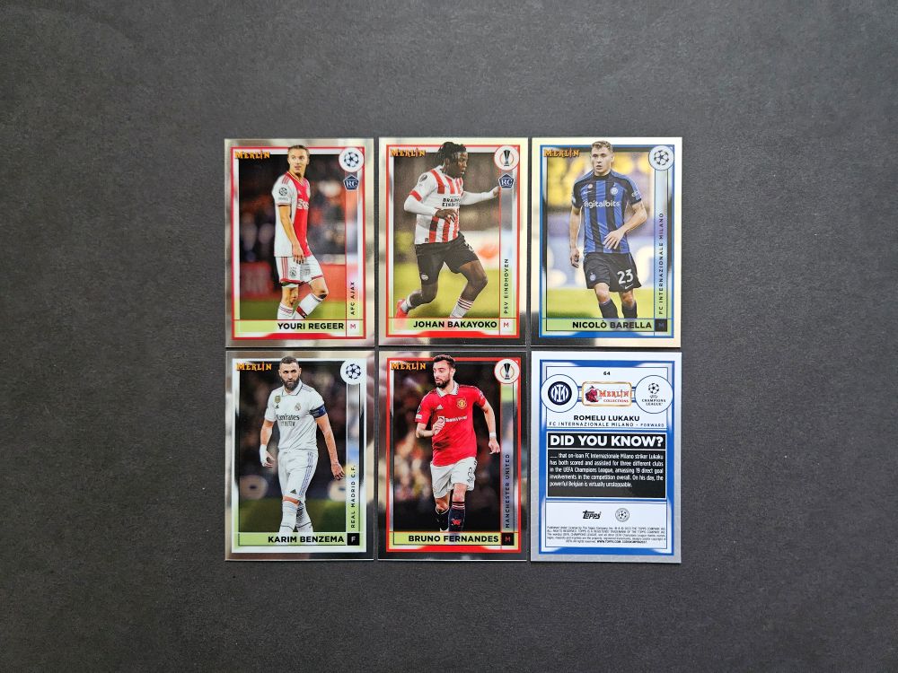 Topps: MERLIN CHROME UEFA CLUB COMPETITIONS 2022-2023 (base)