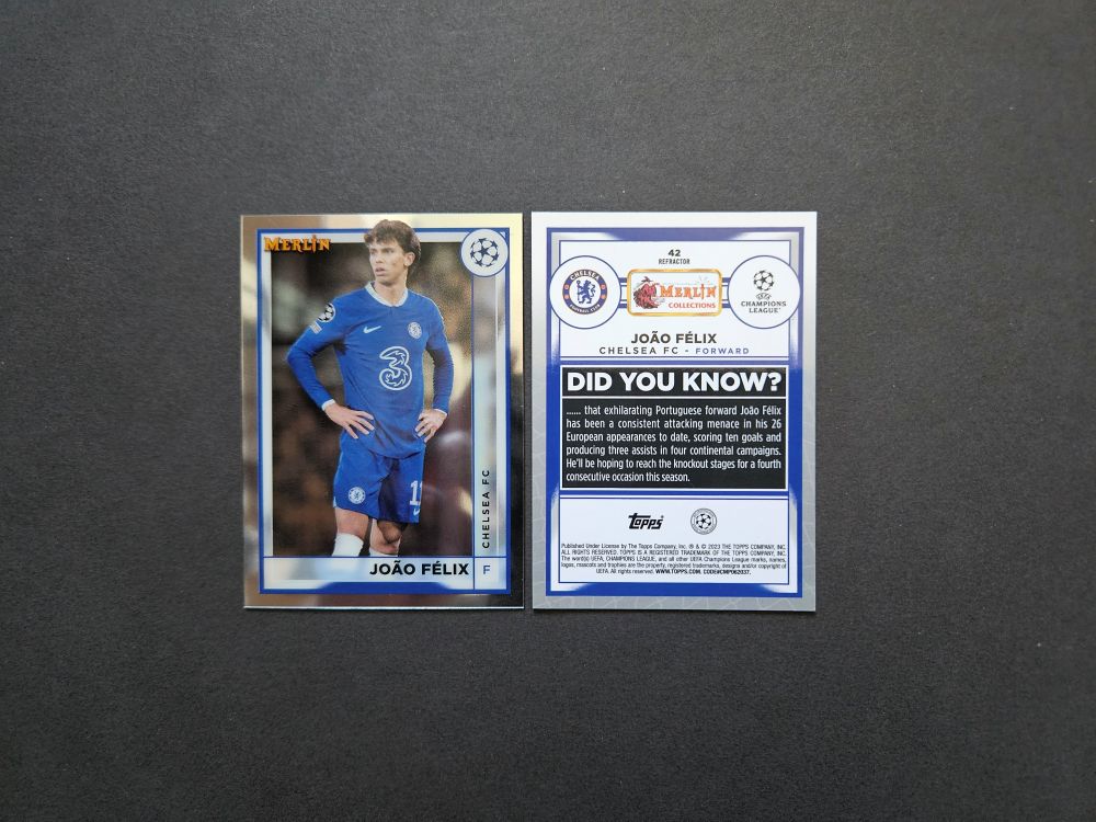 Topps: MERLIN CHROME UEFA CLUB COMPETITIONS 2022-2023 (Refractor)