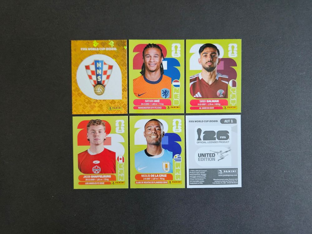 Panini: WORLD CUP 2026 (United Edition) - Countries I-U + Extra Stickers