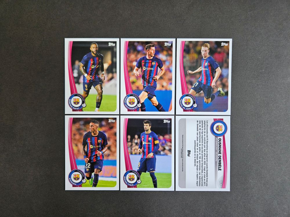 Topps: FC BARCELONA FAN SET 2022-2023 (base cards)