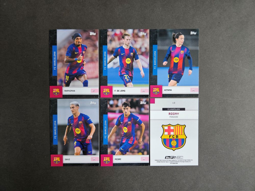 Topps: FC BARCELONA TEAM SET 2025-2026 (base cards)