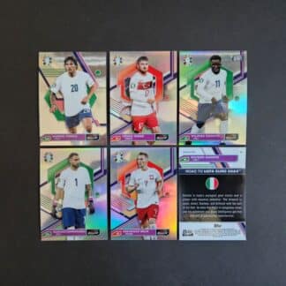 Topps: FINEST ROAD TO EURO 2024 (Refractor parallels)