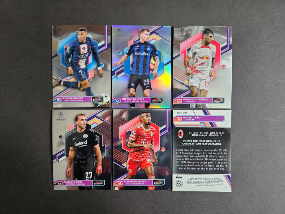 Topps: FINEST UEFA CHAMPIONS & EUROPA LEAGUE 2022-2023 (Refractor)