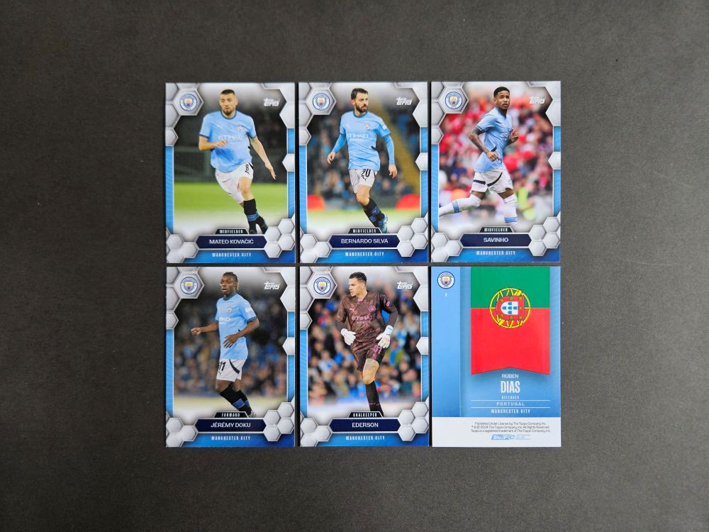 Topps: MANCHESTER CITY FAN SET 2024-2025 (England, base cards)