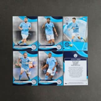 Topps: MANCHESTER CITY TEAM SET 2023-2024 (England, base cards)
