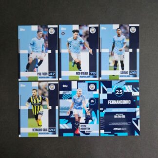 Topps: MANCHESTER CITY TEAM SET 2024-2025 (England, base cards)