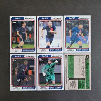 Topps: PARIS SAINT-GERMAIN TEAM SET 2023-2024 (base cards)