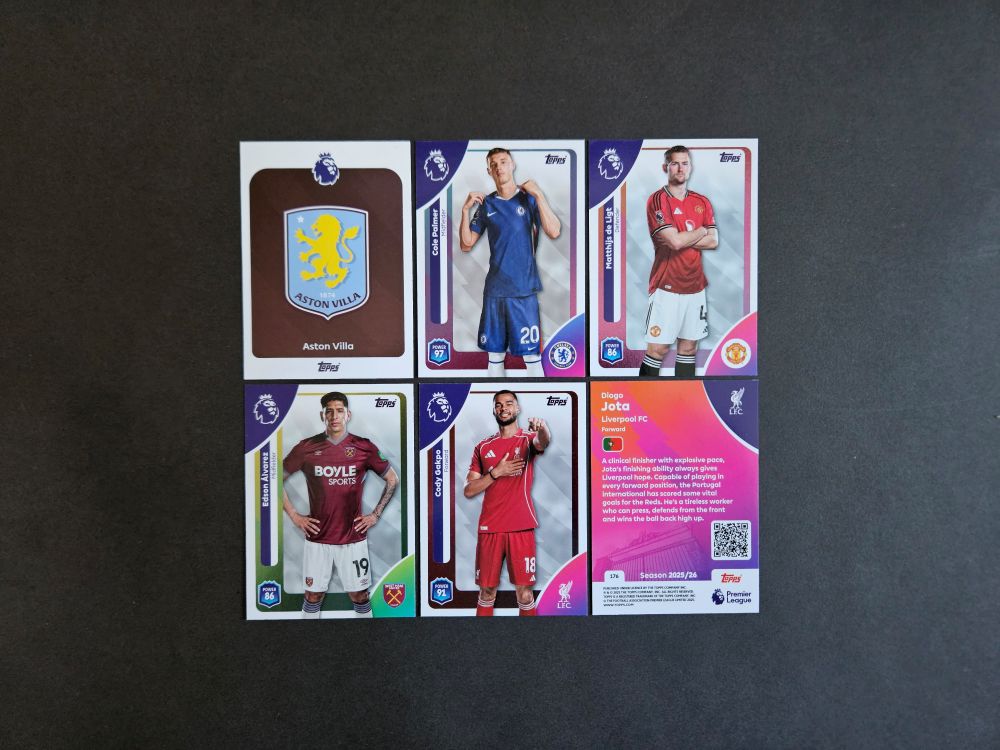 Topps: PREMIER LEAGUE TRADING CARDS 2025-2026 (England)