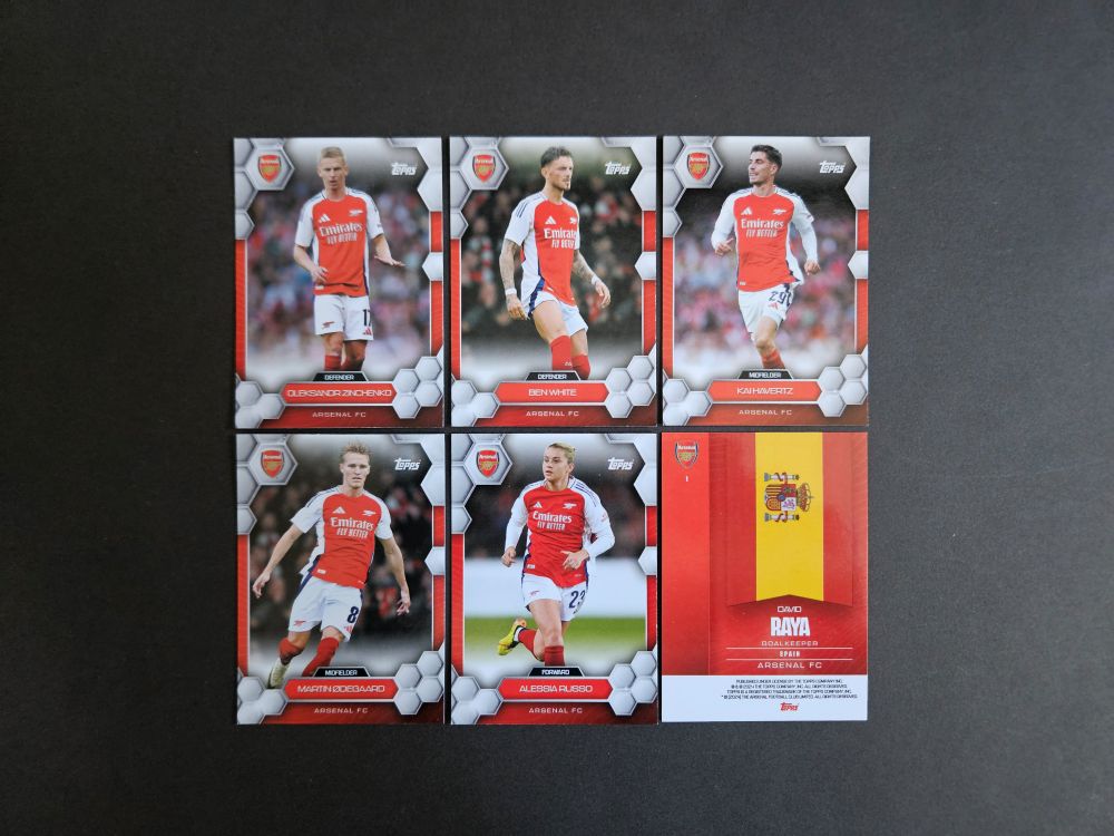 Topps: ARSENAL FAN SET 2024-2025 (base cards)
