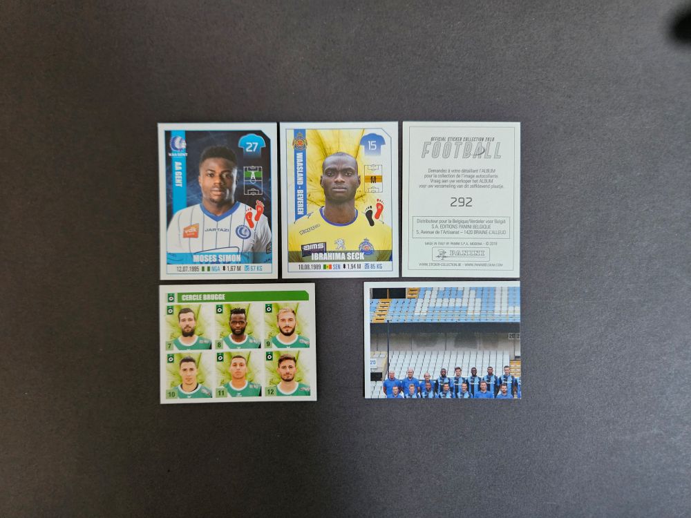 Panini: FOOTBALL 2018 (Belgium)